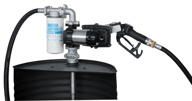 Gelins-KGK bensinpump atex kit 230V fat sugrör filter 4 m slang automp