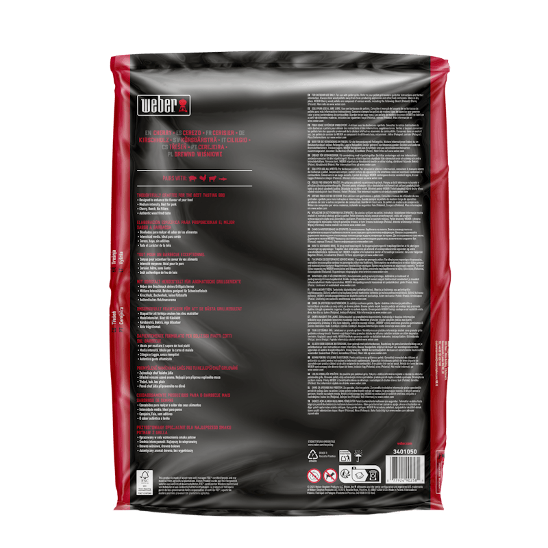 Weber Träpellets Körsbär 8 kg