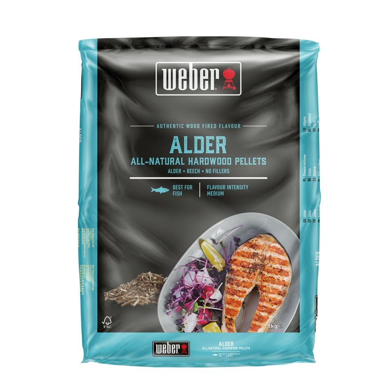 Weber Träpellets Al 8 kg 3401052
