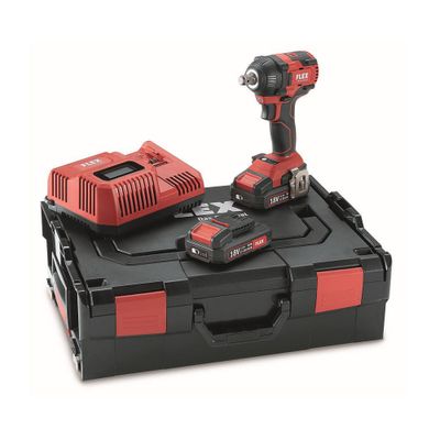Flex Mutterdragare 1/2" IW 18-0-EC Set (2x2,5Ah)