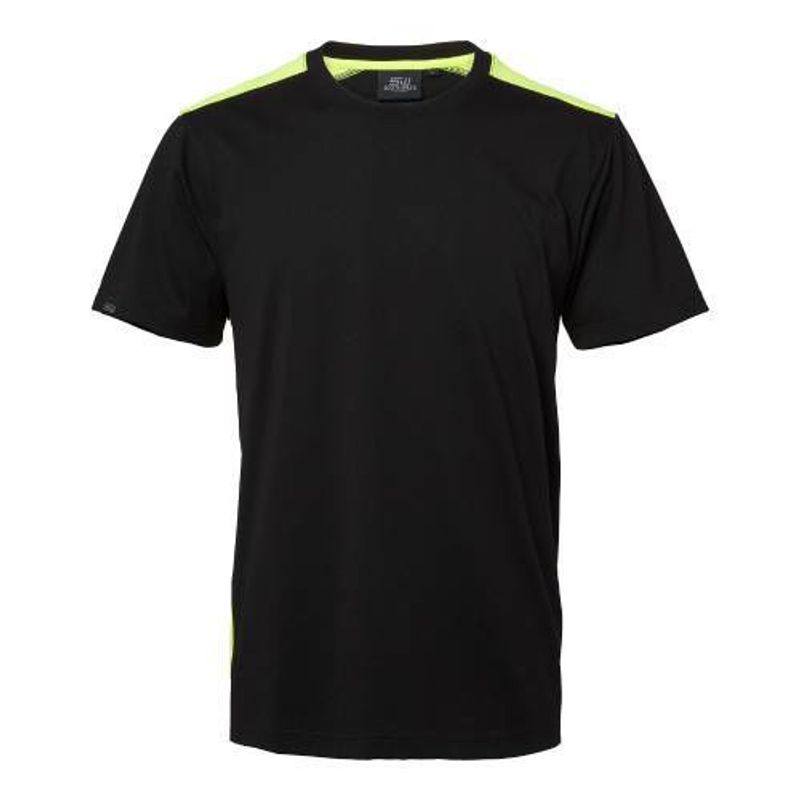 South West T-shirt 137 Conrad ms 2col Black/Yellow