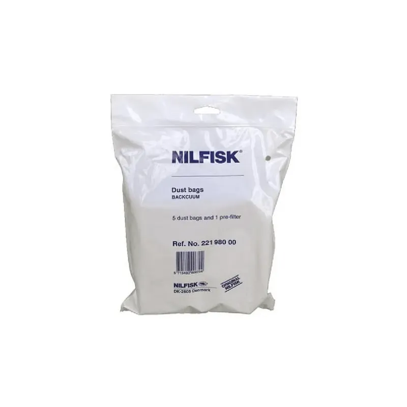 Nilfisk Dammpåse Backuum med förfilter 5-pack
