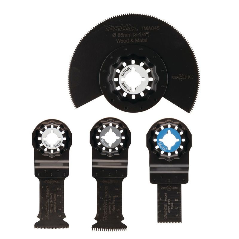 Makita B-67480 Sågbladset 4-set Longlife Sågblad STARLOCK