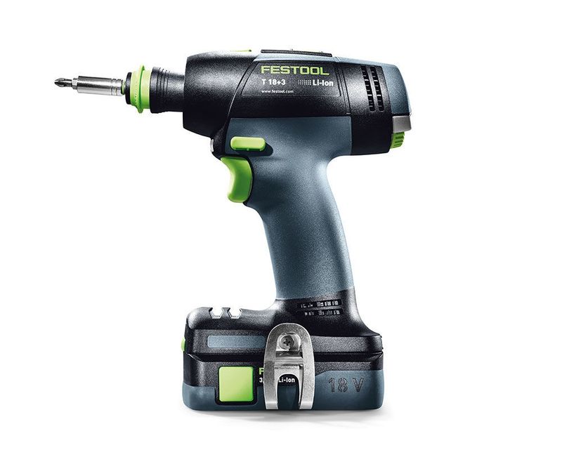 Festool T18+3 HPC 4,0 I-Plus Skruvdragare 18V 2x4,0ah HPC