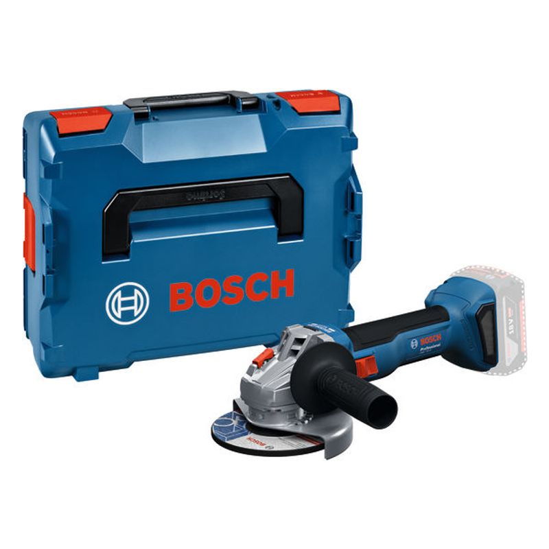 Bosch GWS 18V-8 Vinkelslip 18V 125mm L-BOXX (utan batterier)