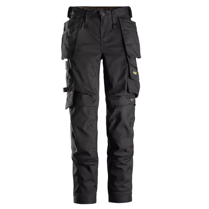 Snickers 6247 stretchbyxa dam med hölsterfickor Svart