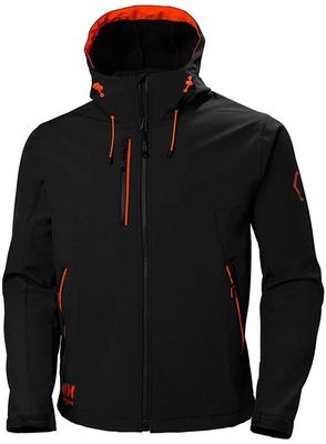 Helly Hansen 74140 Chelsea Softshell Jacka med Huva - Svart