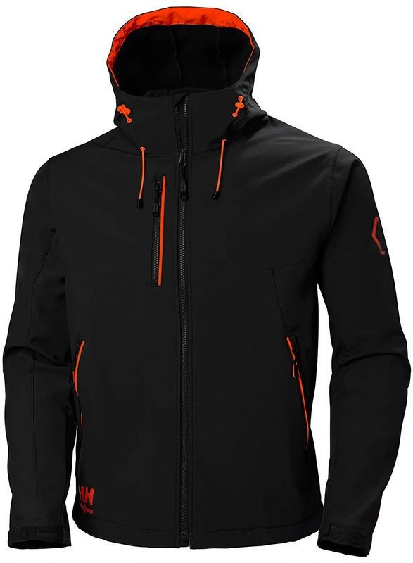Helly Hansen 74140 Chelsea Softshell Jacka med Huva - Svart