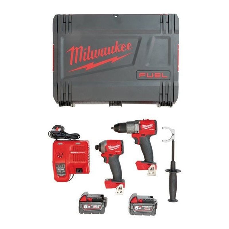 Milwaukee M18 FPP2A2-502X Verktygspaket 18V FUEL (2x5,0ah)