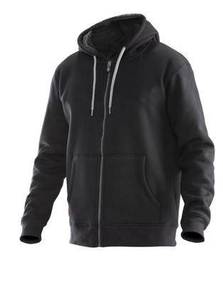 Jobman Vintage Hoodie med pälsfiber Svart