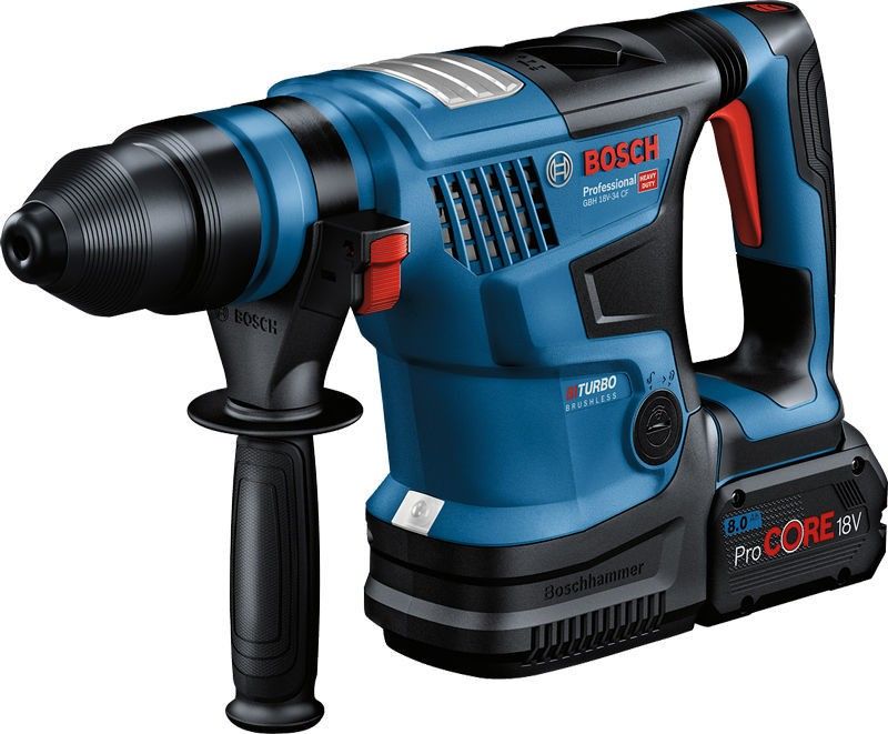 Bosch GBH 18V-34 CF Borrhammare 18V SDS+ BITURBO (utan batteri)
