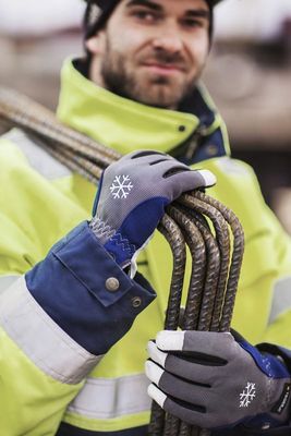 Tegera 295 Läderhandske Vinter Thinsulate Varmfodrad Vattentät
