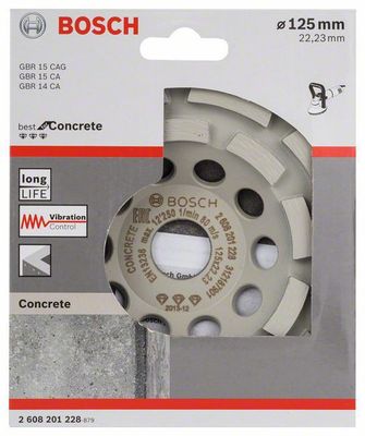 Bosch Diamantslipskål Best för Concrete 125mm