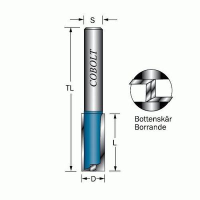 Cobolt Notfräs D=20 L=25 TL=63 S=8