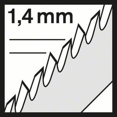 Bosch Sticksågsblad 5-P Mjuka träslag T101AO
