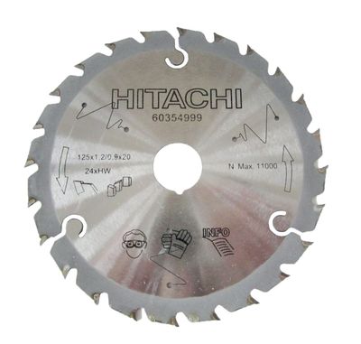 HiKOKI sågklinga 125x1,2 24T 20mm hål
