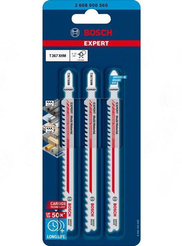 Bosch Expert ‘Multi Material‘ T 367 XHM sticksågblad, 3 st
