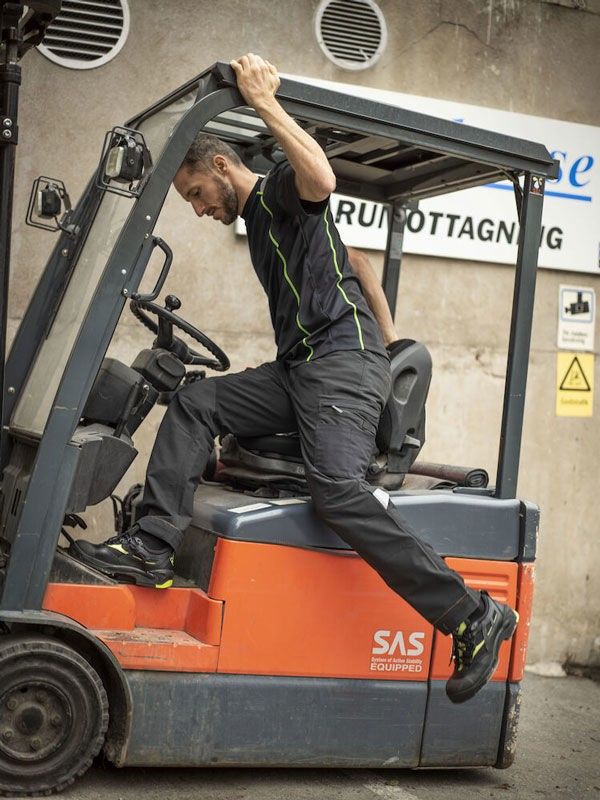 Jobman 2194 Servicebyxa Stretch Svart/Svart