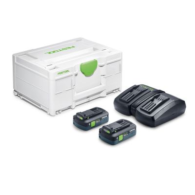 Festool Laddpaket SYS 18V 2xTBX4/TCL6DUO