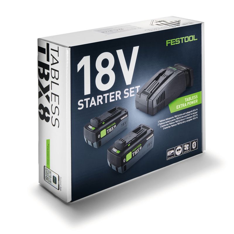 Festool Startset 18V 2xTBX8/SCA16