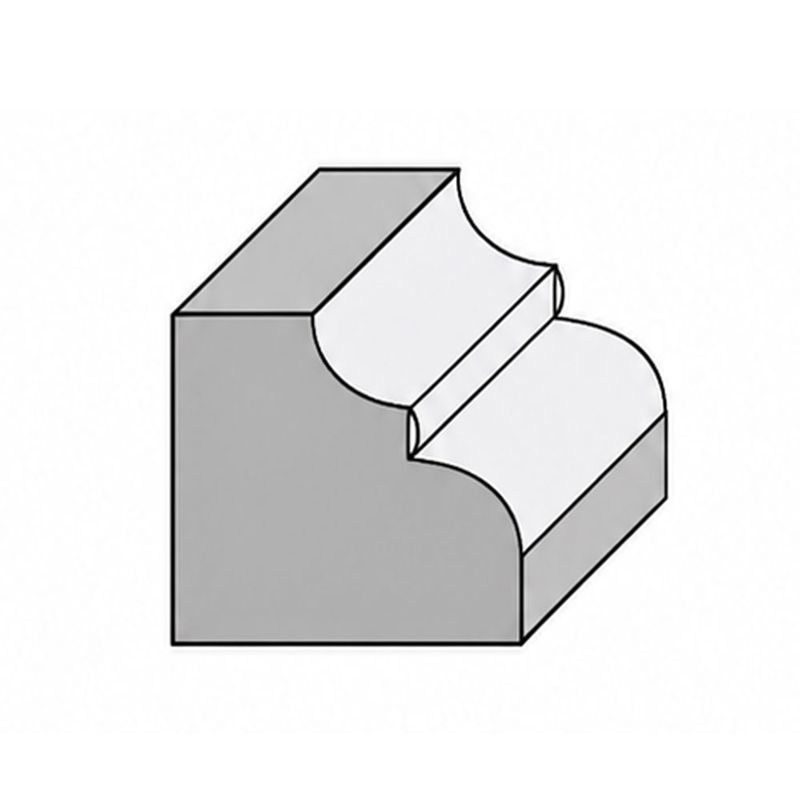 Delver Kantprofilfräs R3.2 25.4x12x56 S=8