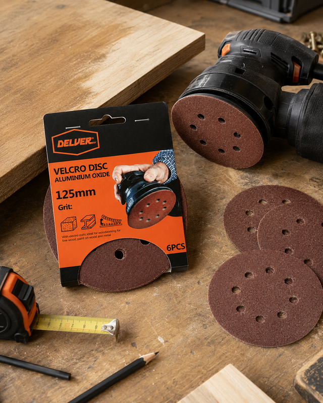 Delver Slippapper 125mm 6-P