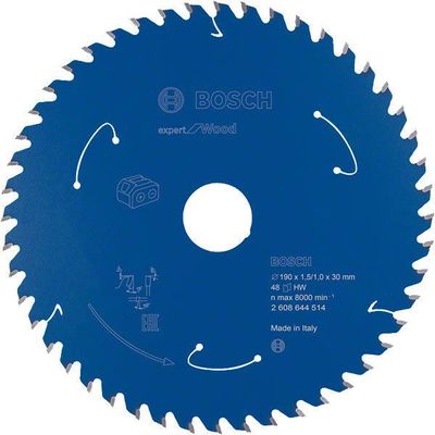 Bosch Sågklinga 190x30x1,5/1x48T Expert for Wood
