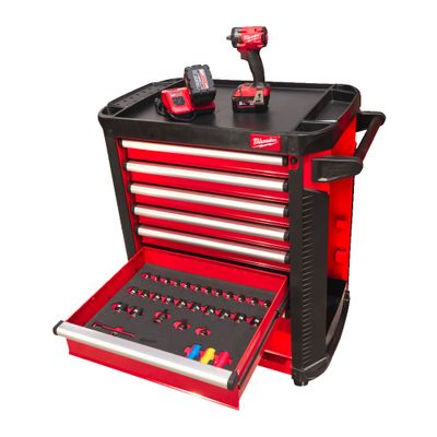 Milwaukee 246-dels TOOLGUARD™ fylld verktygsvagn 78cm