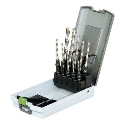 Festool Centrotec Borrsats HSS 3-10mm (10-delars)