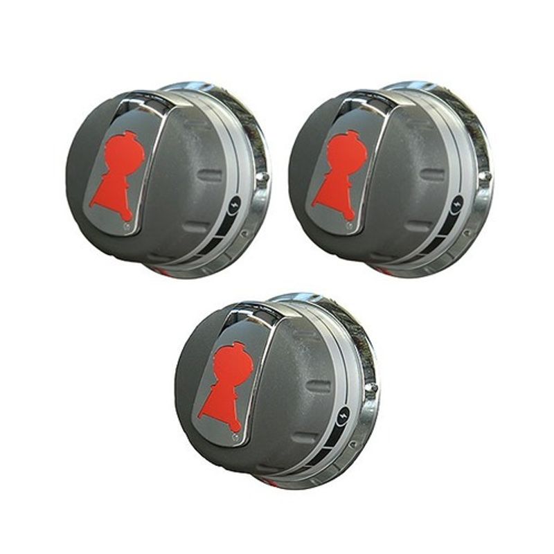 Weber 89042 Kontrollknappar Genesis 300-serien (2011-2016) 3st