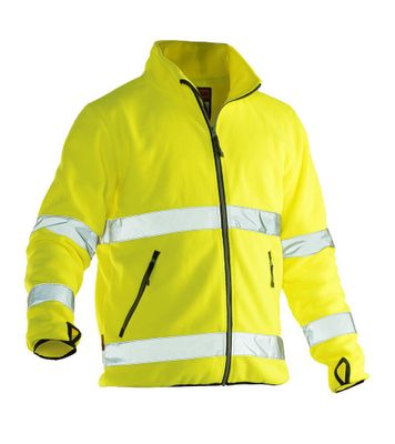Jobman 5502 Fleecejacka Varsel KL3 Gul