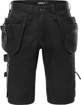 Fristads Hantverkarshorts stretch 2902 GWM Svart för Sommarbruk