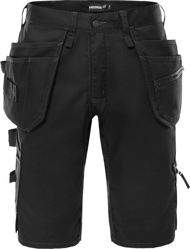 Fristads Hantverkarshorts stretch 2902 GWM Svart för Sommarbruk