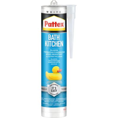 Pattex Silikonfog Kök/bad Vit 280ml