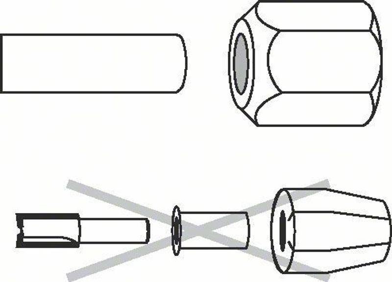Bosch Spänntång 8mm POF/GOF