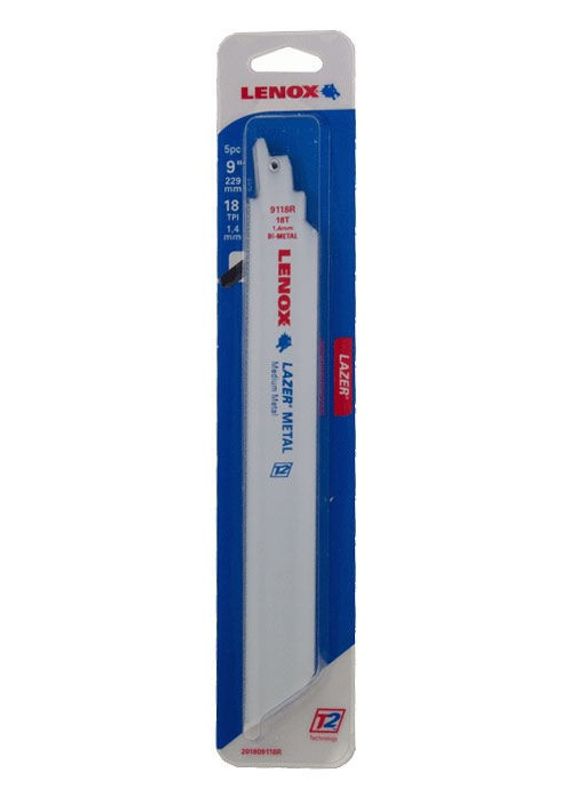 Lenox 9118R Tigersågblad 225mm 5-P (Kopparrör,Stål,Svartjärn)
