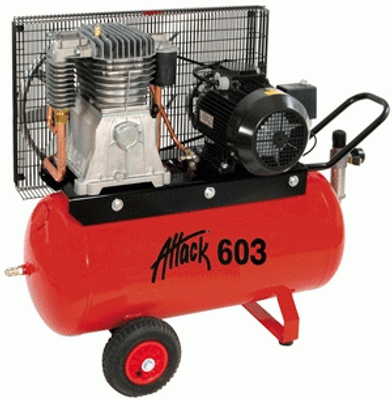Gelins-KGK Attack 603 Oljesmord Kompressor 5,5hk 10bar (3-Fas)