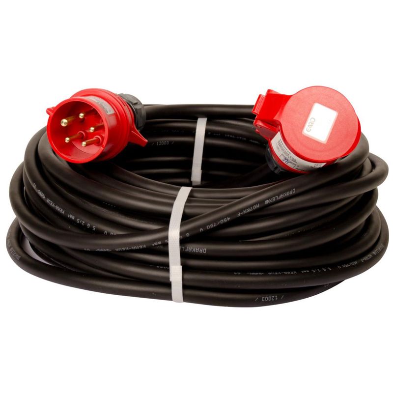 Gelia Skarvsladd 3-fas 16a 20m rdoe 5g2.5