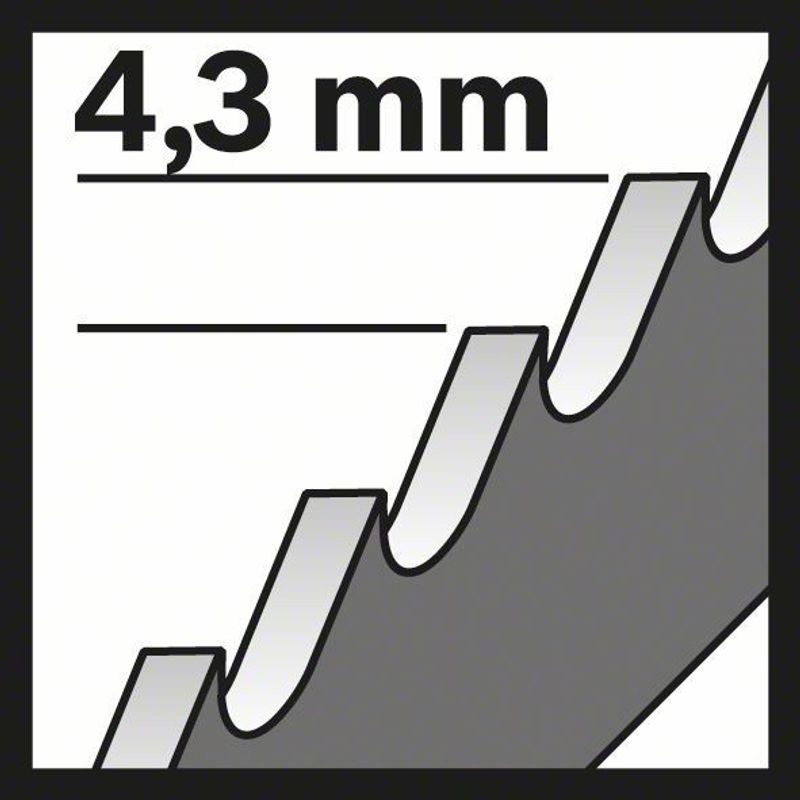 Bosch T 141 HM Sticksågsblad för Minerit, Plast, Gips mm. 3-P