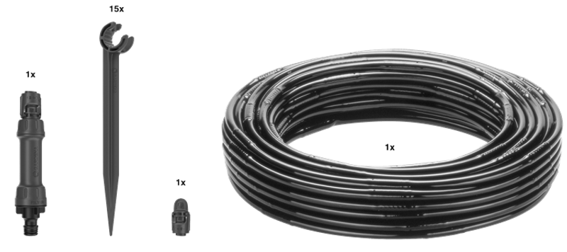 Gardena 13500-20 Micro-Drip Startset Buskar/Häckar (25 m)