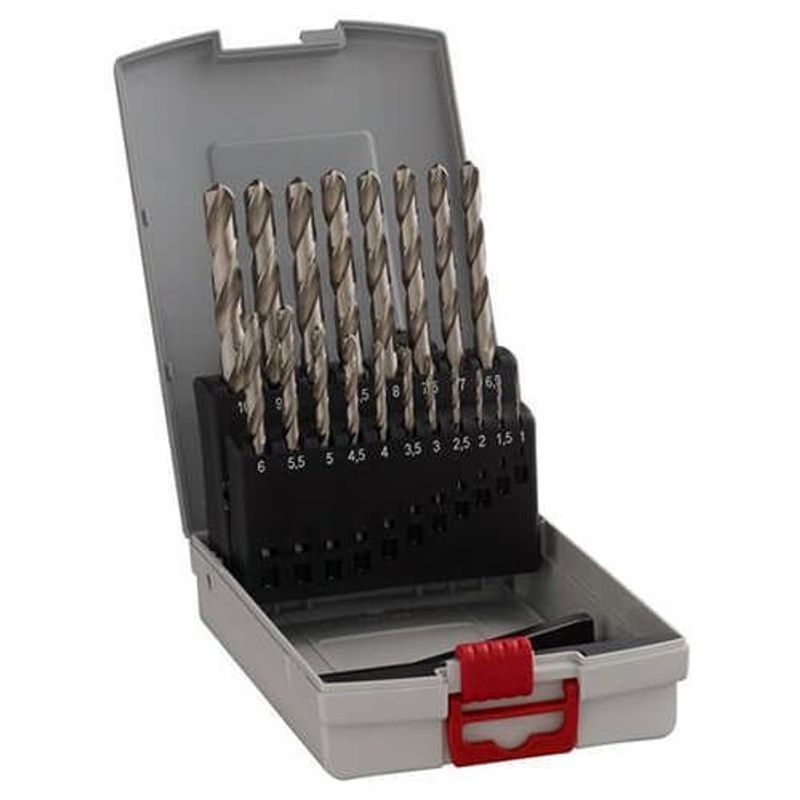 Bosch Metallborrsats HSS-G 1-10mm 135° (19st)