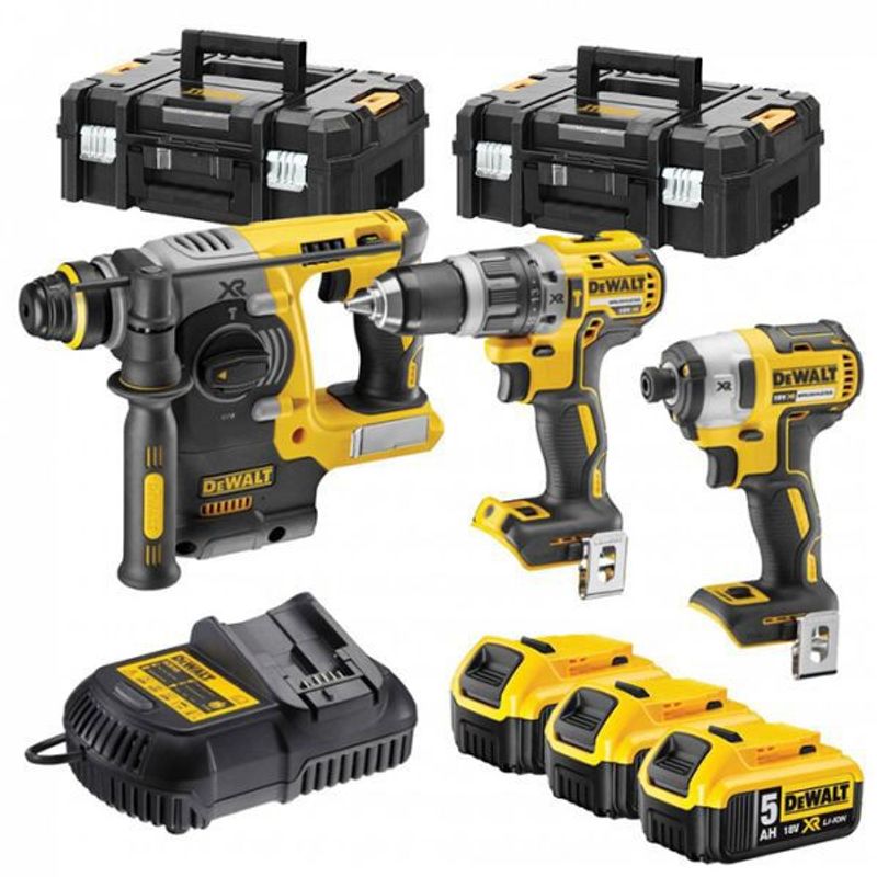 DeWalt DCK368P3T Verktygspaket 18V XR (3x5,0ah)