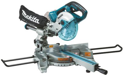 Makita DLS714NZ Kolborstfri 2x18V kap- och gersåg DXT - 190 mm (Utan batterier)