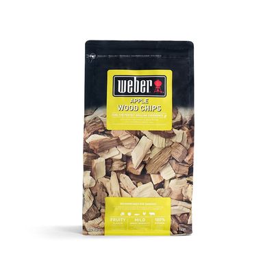Weber Rökflis Chips med Äpplesmak (0,7kg)