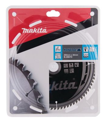 Makita B-32845 Sågsklinga 260mm 80T (Fina snitt)