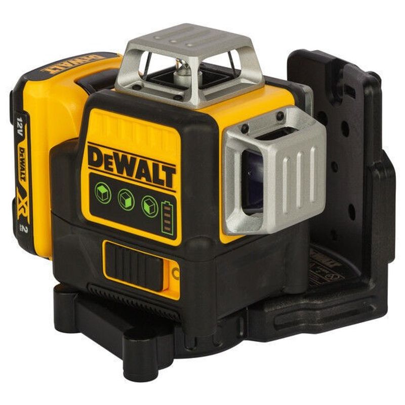 DeWalt DCE089D1G Grön Linje-/Korslaser 3x360° (1x2,0ah)