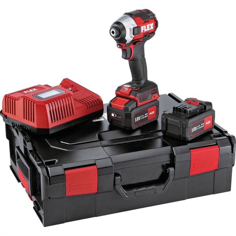 Flex Slagskruvdragare ID¼'' 18.0-EC-HD Set