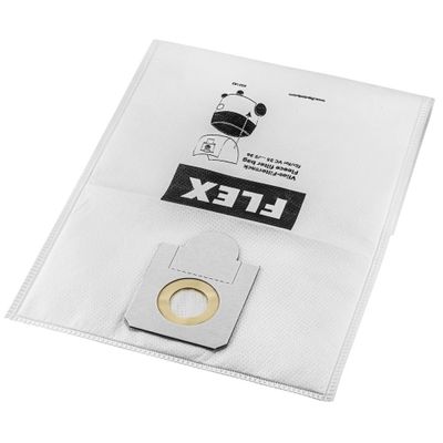 Flex Dammsugarpåse 35L Tyg 5-pack