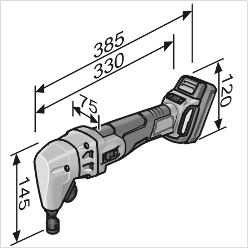 Flex Nibbler KNE16 18-EC Set