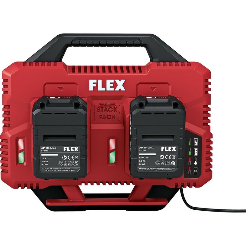 Flex Snabbladdare x2 CA 12/18.0V
